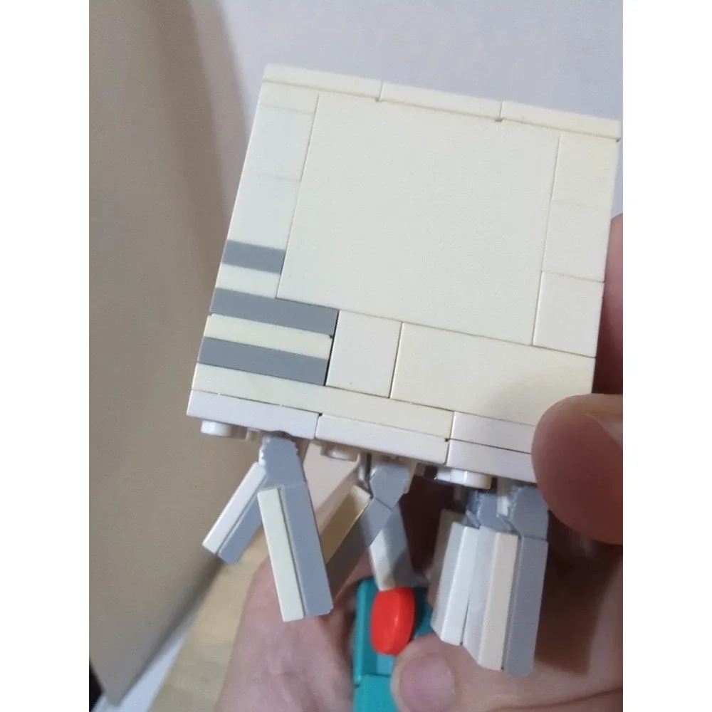 LEGO MINECRAFT GHAST MOB MINIFIGURE BRICK-BUILT USED FROM 21143